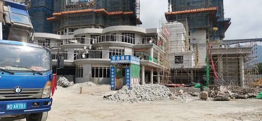 思南县实验幼儿园总园建设项目已完成了总工程量的85%